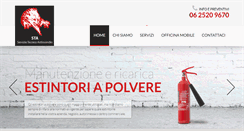 Desktop Screenshot of antincendioroma.com